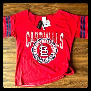 St Louis Cardinals Women’s Oversized FUN top SizeL